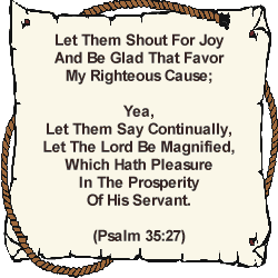  Let Them Shout For Joy 