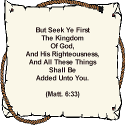  Seek Ye First The Kingdom Of God 